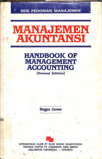 MANAJEMEN AKUNTANSI HANDBOOK OF MANEGEMENT ACCOUNTING