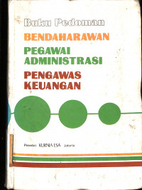 BUKU PEDOMAN BENDAHARAWAN PEGAWAI ADMINISTRASI PENGAWAS KEUANGAN