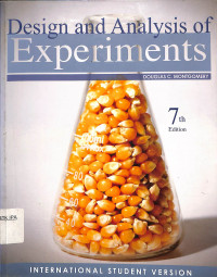 Design and Analysis of experiments 7th Edition