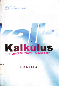 Kalkulus Fungsi satu Variabel