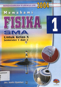 Memahami Fisika SMA Untuk Kelas X Semester 1 dan 2 
1
BERDASARKAN KURIKULUM 2004