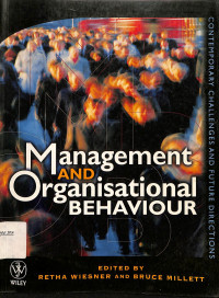 Management and Organisational BEHAVIOUR