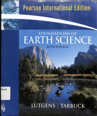 Pearson International Edition
FOUNDATIONS OF EARTH SCIENCE
FIFTH EDITION