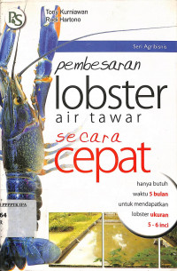 Pembesaran Lobster Air Tawar Secara Cepat