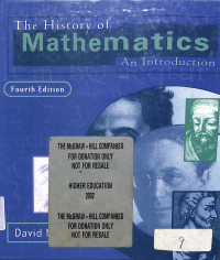 The History of Mathematics
An Introduction