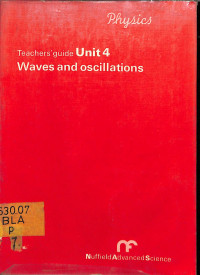 Physics Teachers'guide Unit 4 Waves and oscillations