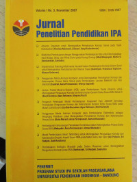 Jurnal Penelitian Pendidikan IPA