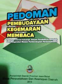 Pedoman Pembudayaan Kegemaran Membaca