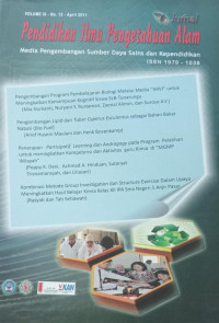 Pendidikan Ilmu Pengetahuan Alam Volume IX (Jurnal)