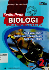 Seribu Pena Biologi untuk SMP/MTs Kelas VIII Jilid 2