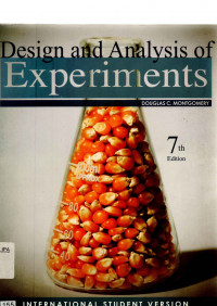 Design and Analysis of Experiments 7th Edition