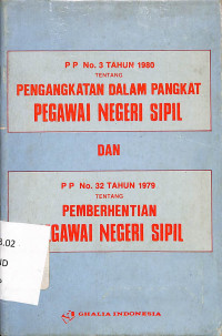 Pengangkatan Dalam Pangkat Pegawai Negeri Sipil PP No. 3