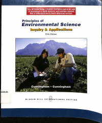 Principles of Environmental Science Inquiry and Applications Fifth Edition