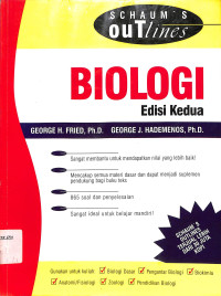 SCHAUM'S
OUTLines
BIOLOGI