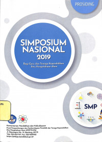 simposium nasional 2019 bagi guru dan tenaga kependidikan ilmu pengetahuan SMP