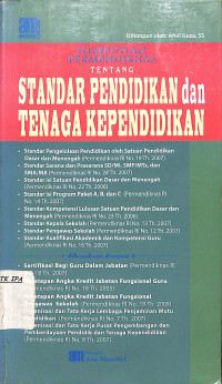 STANDAR PENDIDIKAN dan TENAGA KEPENDIDIKAN